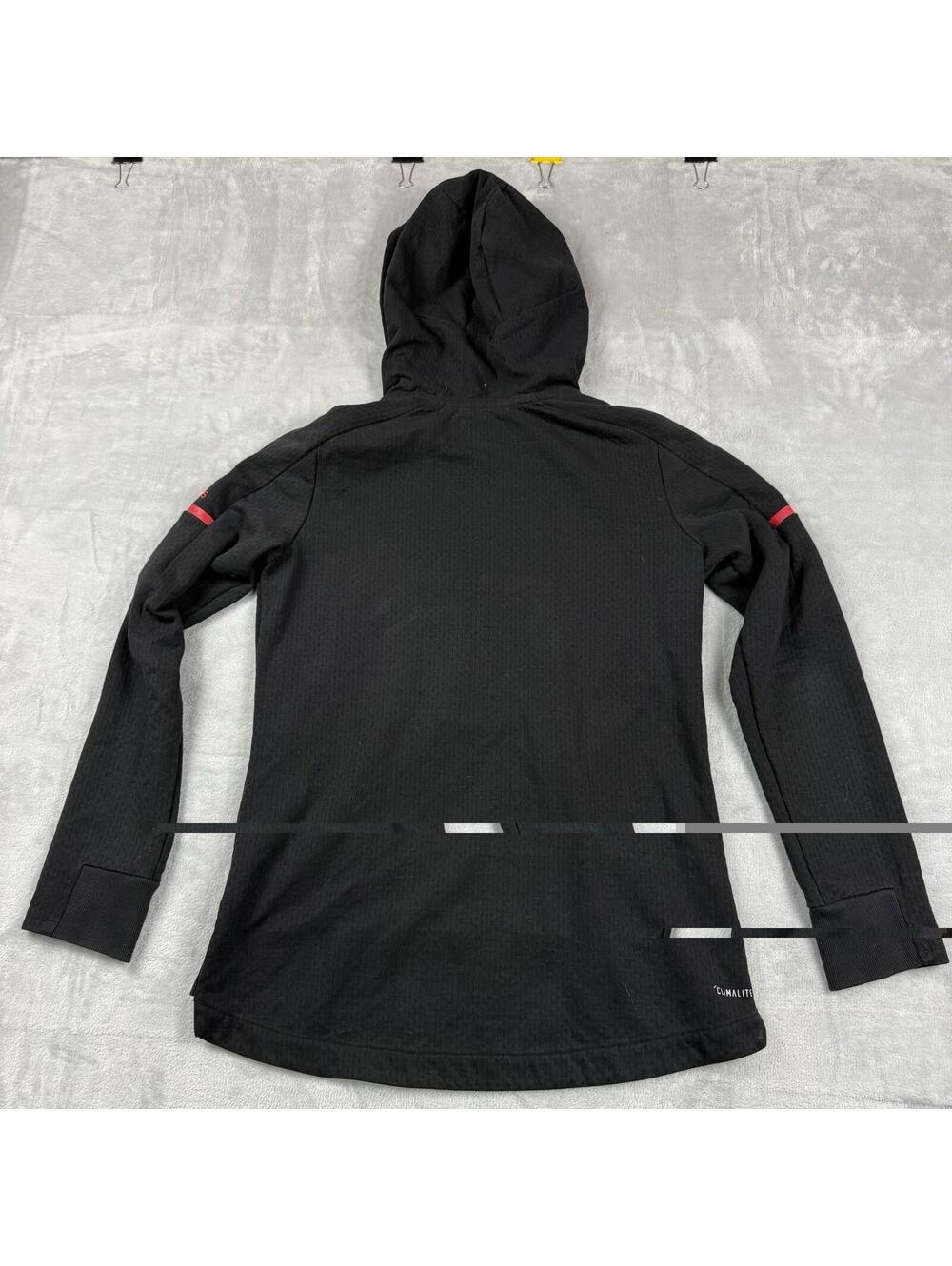 Adidas Calgary Stampeders CFL Hoodie Black Small Athletic Game Mode Team Sporty - Picture 2 of 8